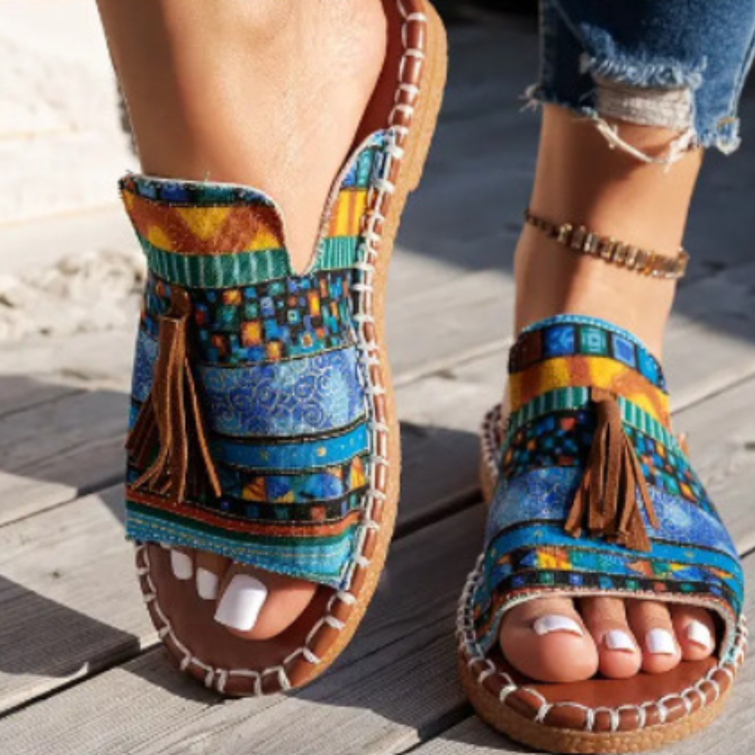 Robin Collection | Flat Sandals Women with Cloud-Soft Footbeds | Vibrant Colors for All-Day Comfort 1
