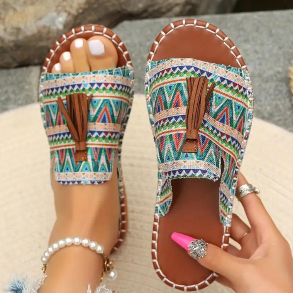 Robin Collection | Flat Sandals Women with Cloud-Soft Footbeds | Vibrant Colors for All-Day Comfort 6