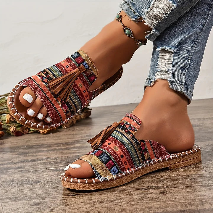 Robin Collection | Flat Sandals Women with Cloud-Soft Footbeds | Vibrant Colors for All-Day Comfort 8