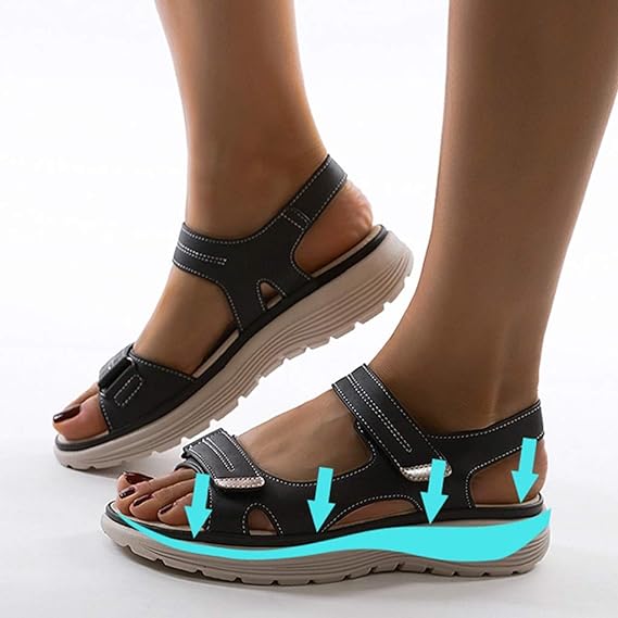 Rue | Women's Sandals with Cushioned Sole & Adjustable Straps | Stylish Comfort for All-Day Wear 3