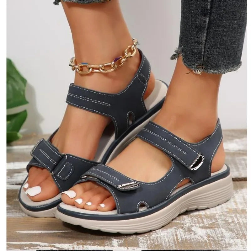 Rue | Women's Sandals with Cushioned Sole & Adjustable Straps | Stylish Comfort for All-Day Wear 4
