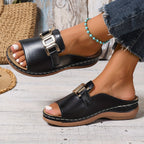 Sara | Wedge Sandals for Women with Stability Technology | Comfortable Support for All-Day Wear 3