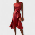 Sophie | Chic Asymmetric Midi Dress for Women 0
