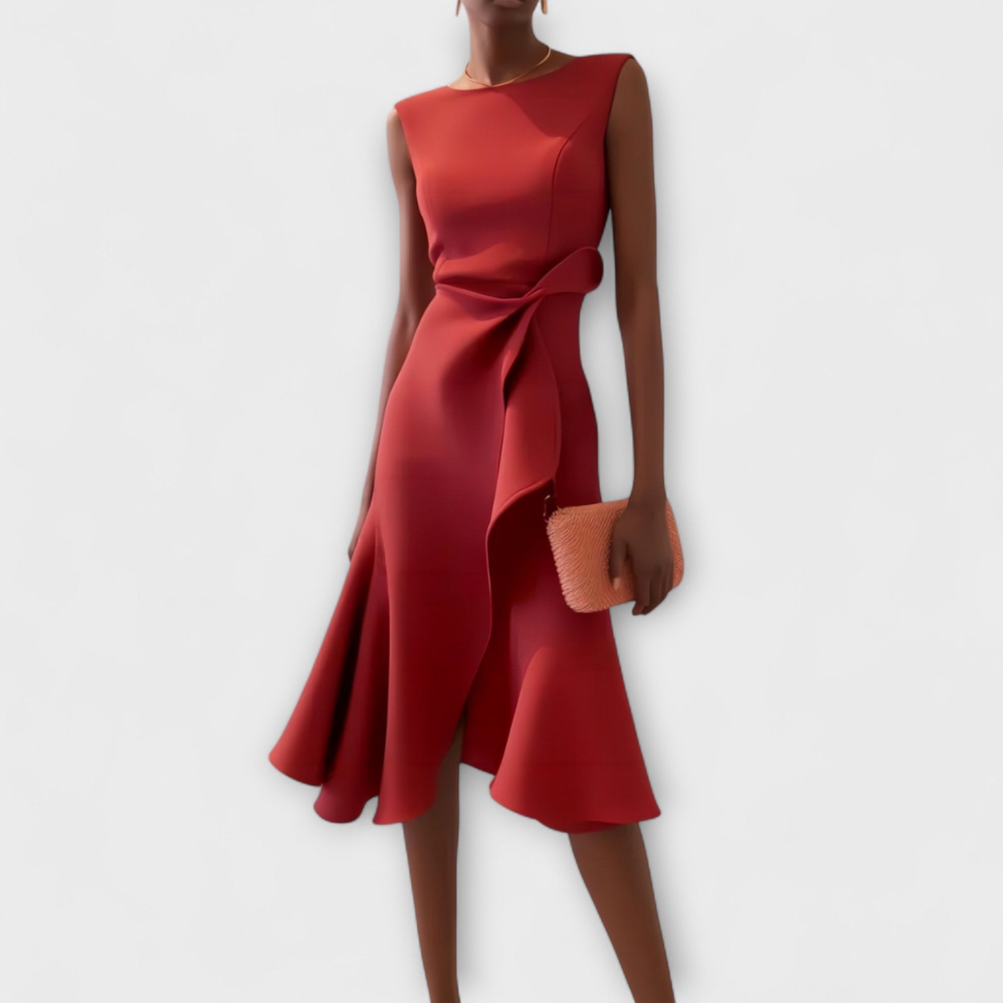 Sophie | Chic Asymmetric Midi Dress for Women 0