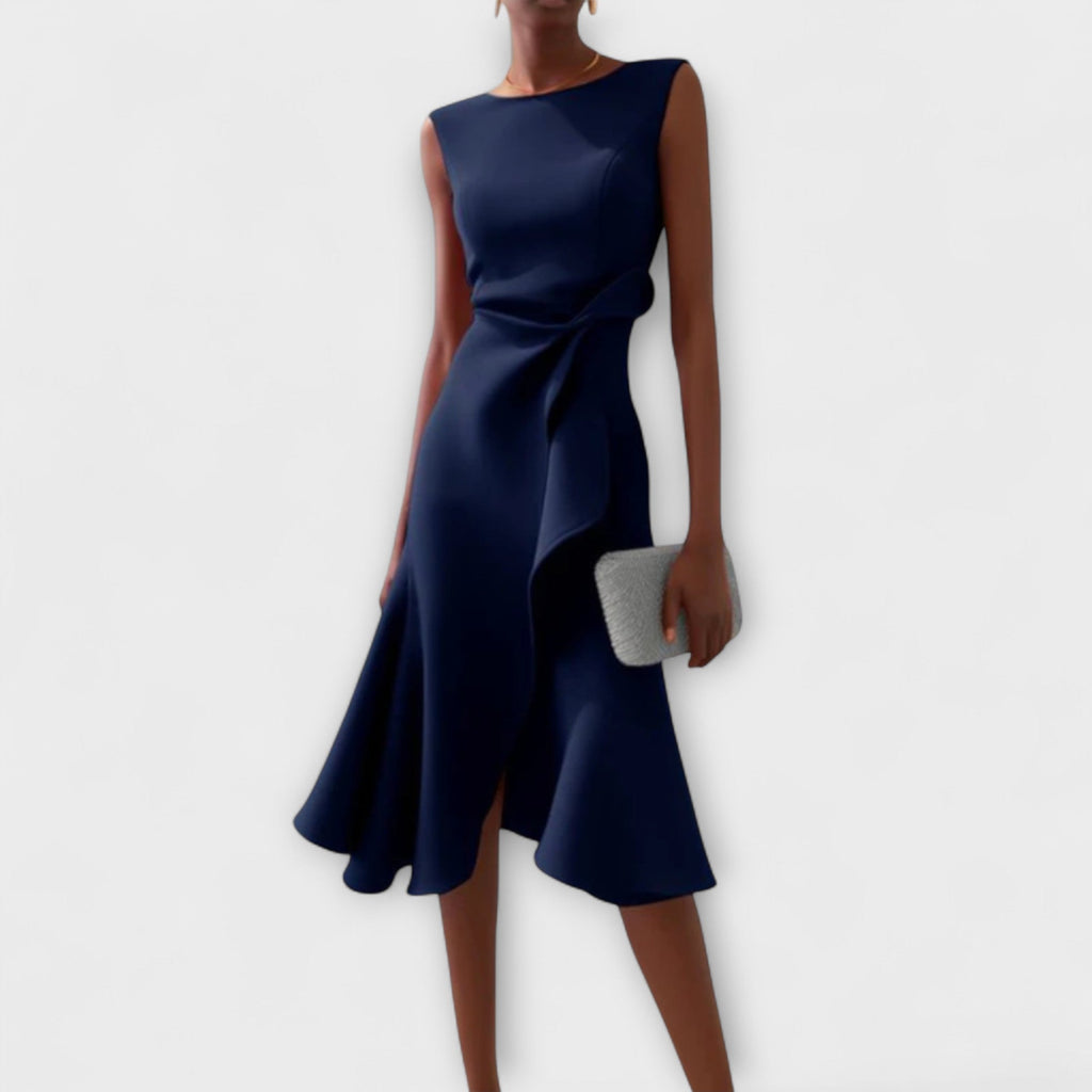 Sophie | Chic Asymmetric Midi Dress for Women 2