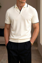 Men's Polo Shirt | Breathable Slim-Fit, Contrast Detail