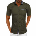 Men's Short-Sleeve Dress Shirt | Tailored Classic Collar