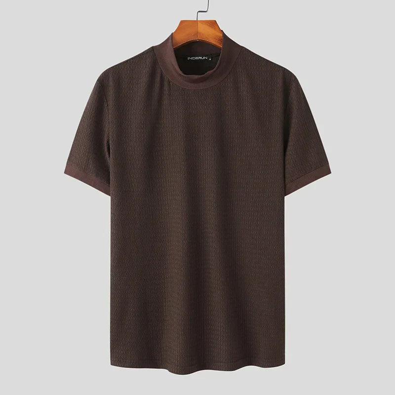 Men's Crew-Neck T-Shirt | Textured All-Season Comfort