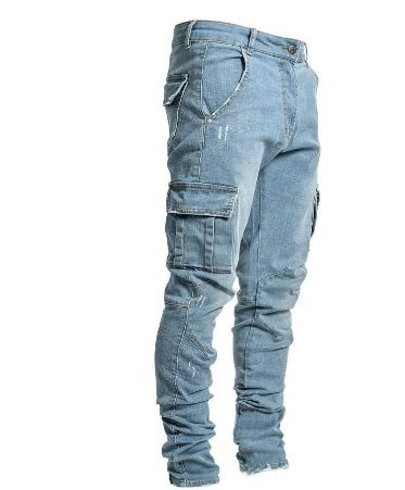 Men's Slim Cargo Pants | Utility Pockets, Streetwear