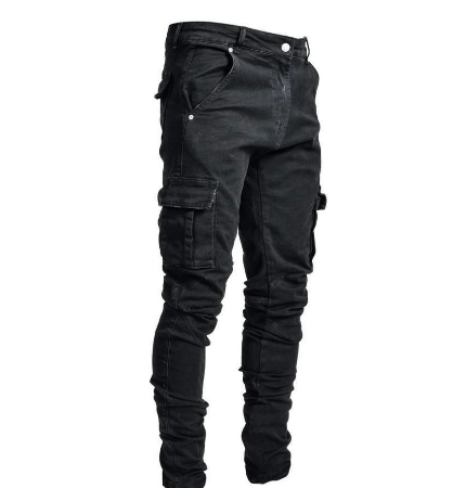 Men's Slim Cargo Pants | Utility Pockets, Streetwear
