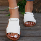 Woven Women's Sandals with Soft Cushioning | Chic Slip-On Design for All-Day Comfort 1