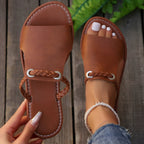 Woven Women's Sandals with Soft Cushioning | Chic Slip-On Design for All-Day Comfort 5