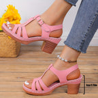 Zuri Collection | Women's Sandals with Adjustable Buckle & Cushioned Footbed | Elegant Comfort for All-Day Wear 2