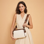 Women's Vegan Leather Crossbody Bag – Adjustable Shoulder Bag