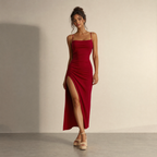 Halter Strap Summer Dress | Trendy Slim Fit Mini Dress for Women