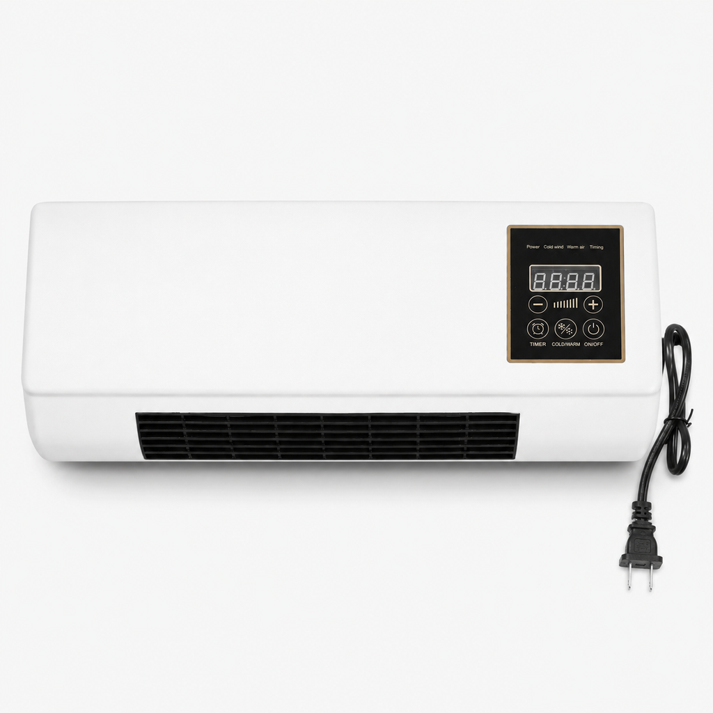 Wall-Mounted Air Conditioner – Portable Mini AC, 3-Speed Air Flow, Timer