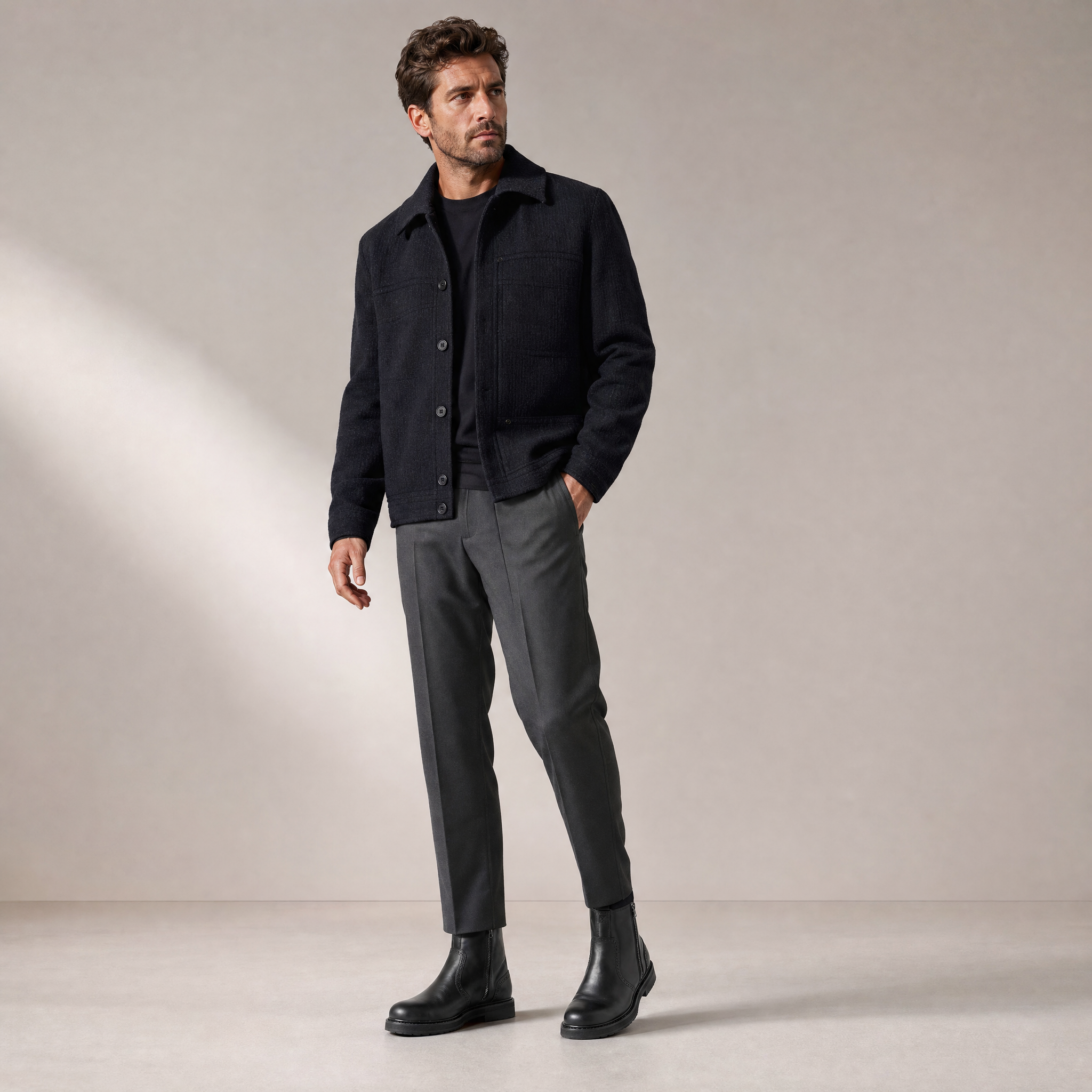 Men's Leather Boots | Slip-On Design, Everyday Comfort
