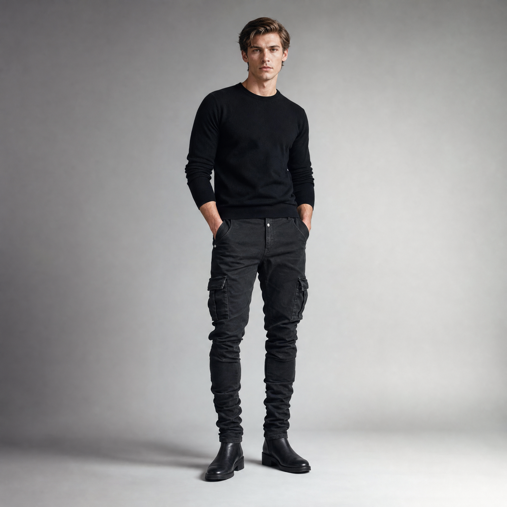 Men's Slim Cargo Pants | Utility Pockets, Streetwear