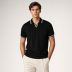 Men's Polo Shirt | Breathable Slim-Fit, Contrast Detail