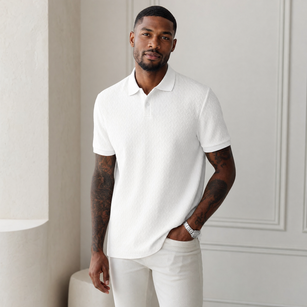 Men's Old Money Polo Shirt | Tailored Smart-Casual Fit