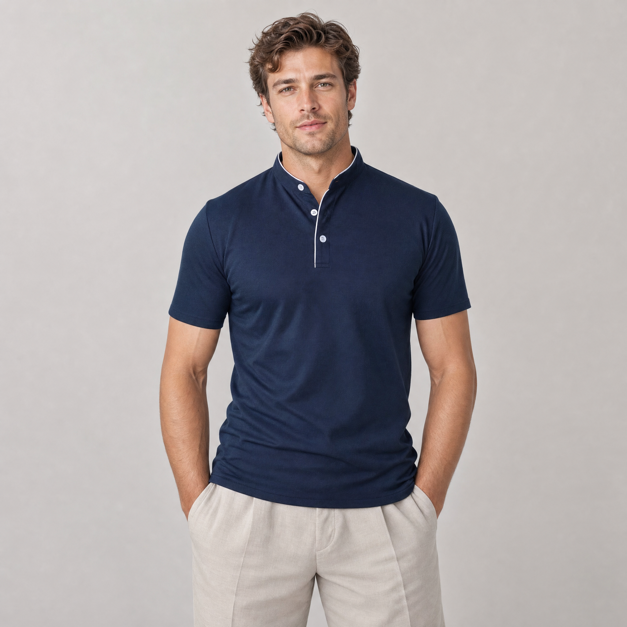 Men's Old Money Polo Shirt | Tailored Smart-Casual Fit