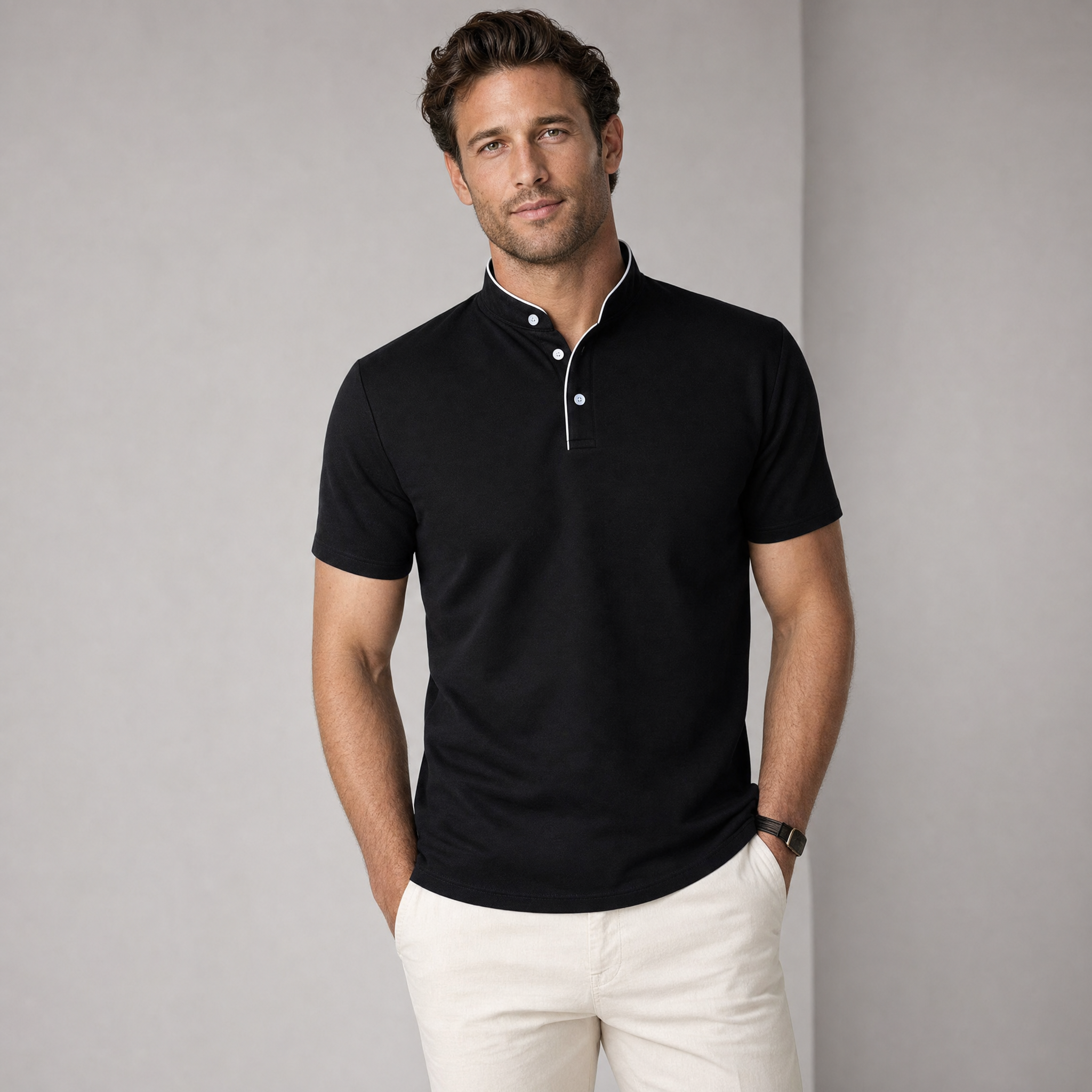 Men's Old Money Polo Shirt | Tailored Smart-Casual Fit