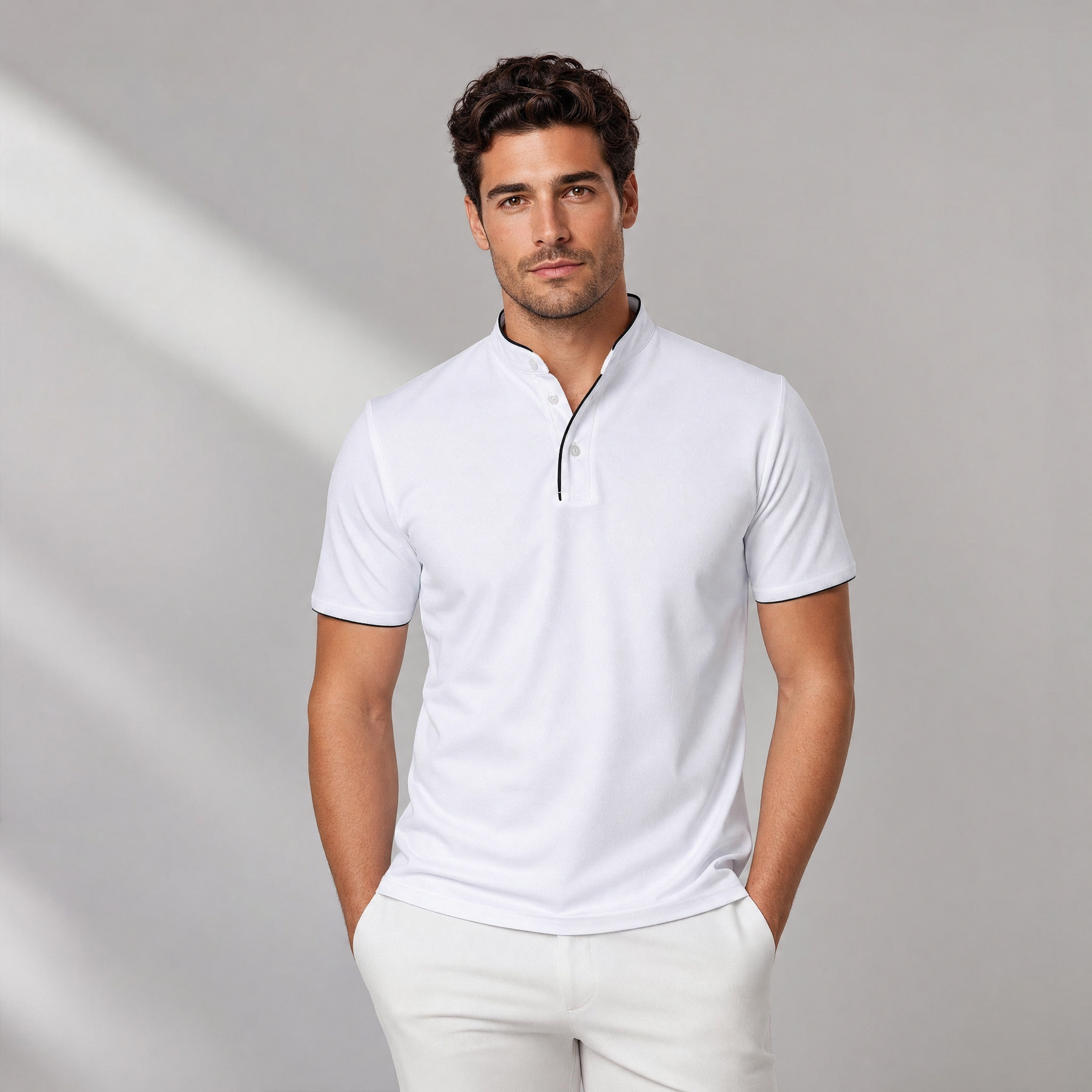 Men's Old Money Polo Shirt | Tailored Smart-Casual Fit