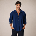 Men's Long-Sleeve Dress Shirt | Structured Collar