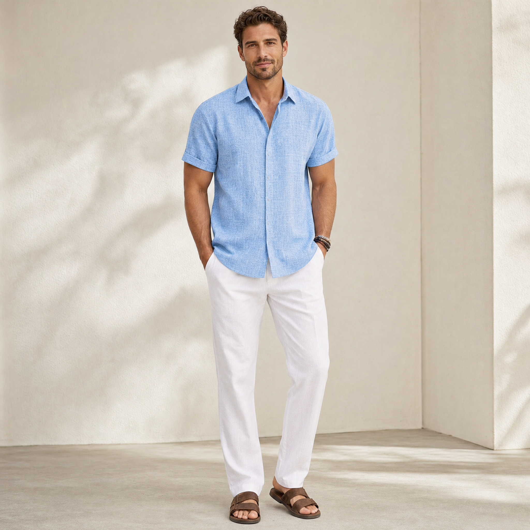 Men's Short-Sleeve Shirt | Relaxed-Fit Summer Casual
