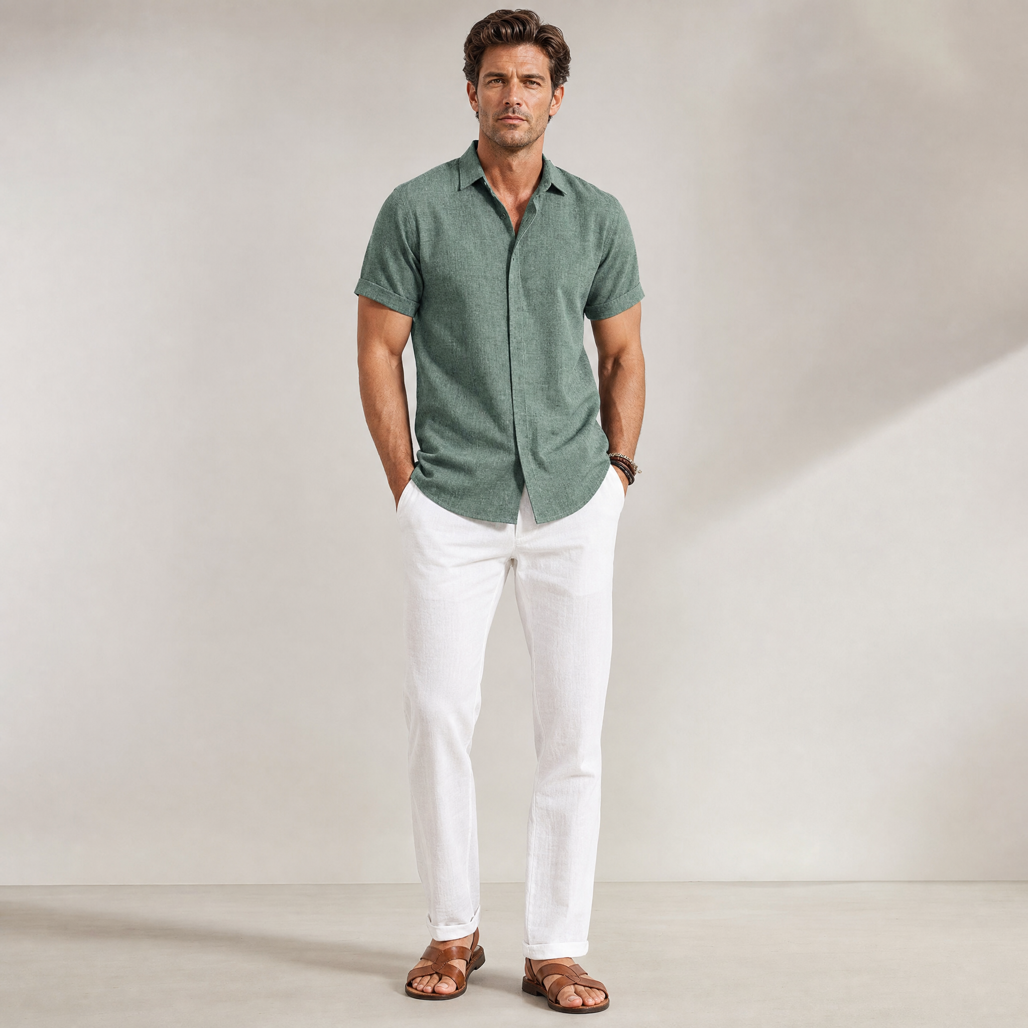 Men's Short-Sleeve Shirt | Relaxed-Fit Summer Casual
