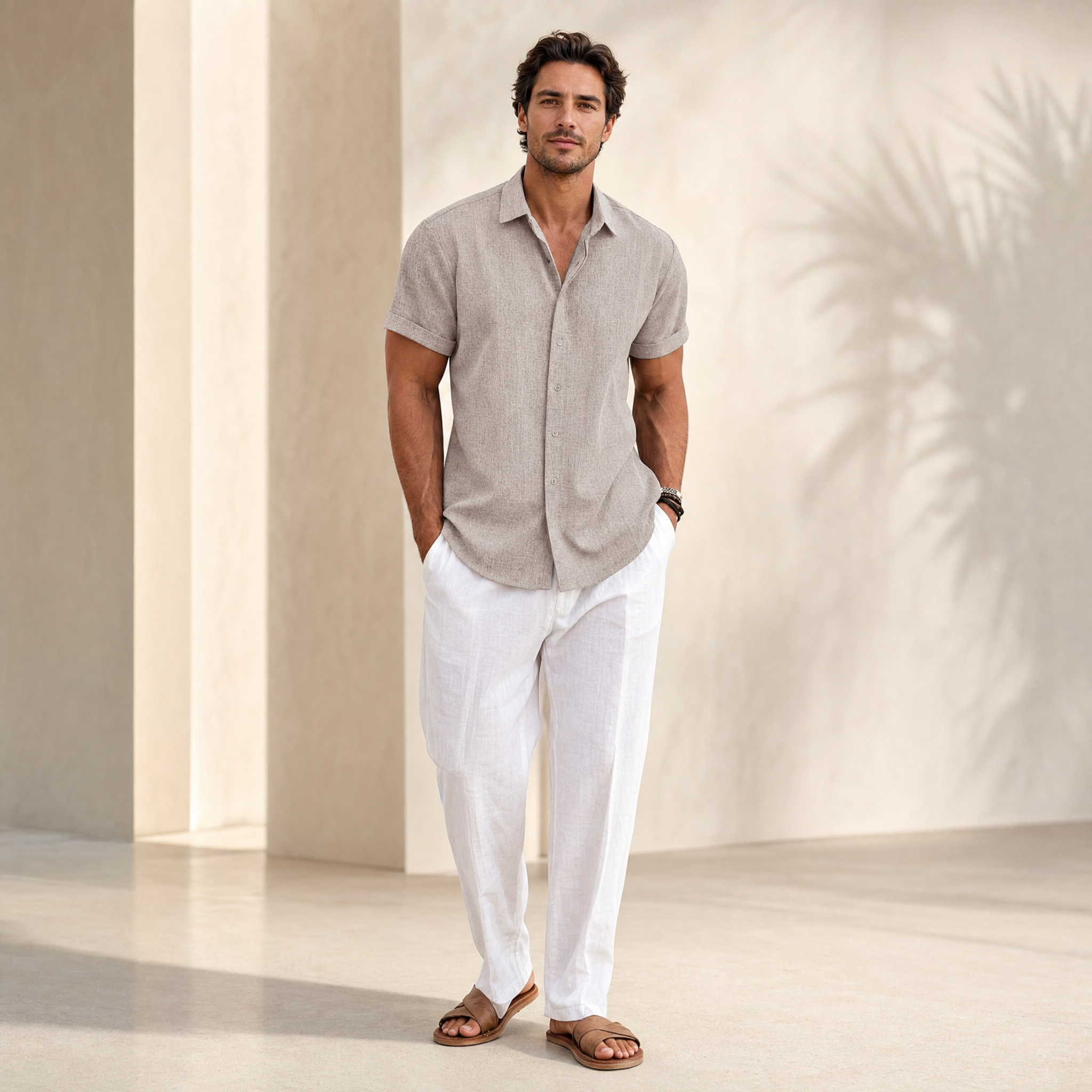 Men's Short-Sleeve Shirt | Relaxed-Fit Summer Casual