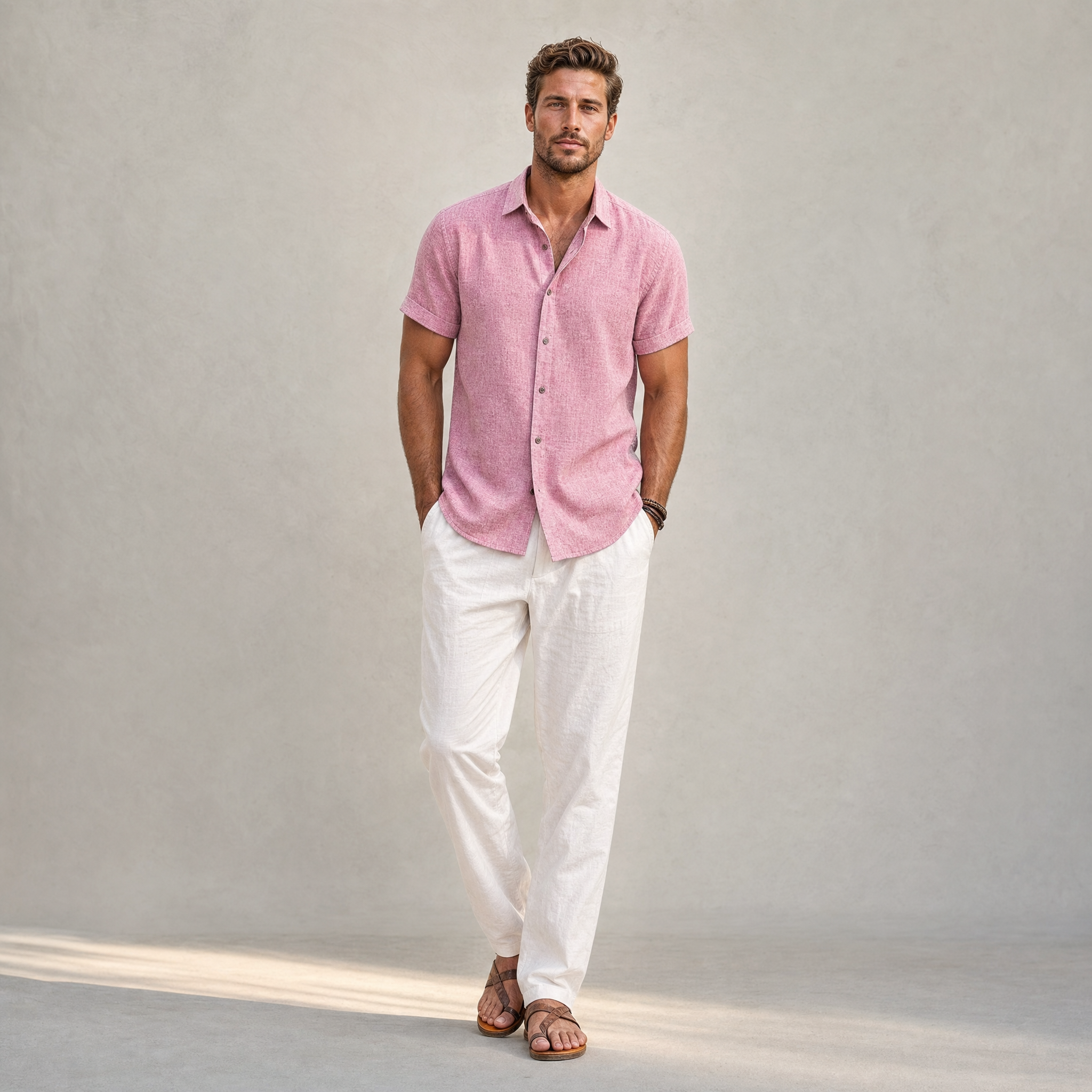 Men's Short-Sleeve Shirt | Relaxed-Fit Summer Casual