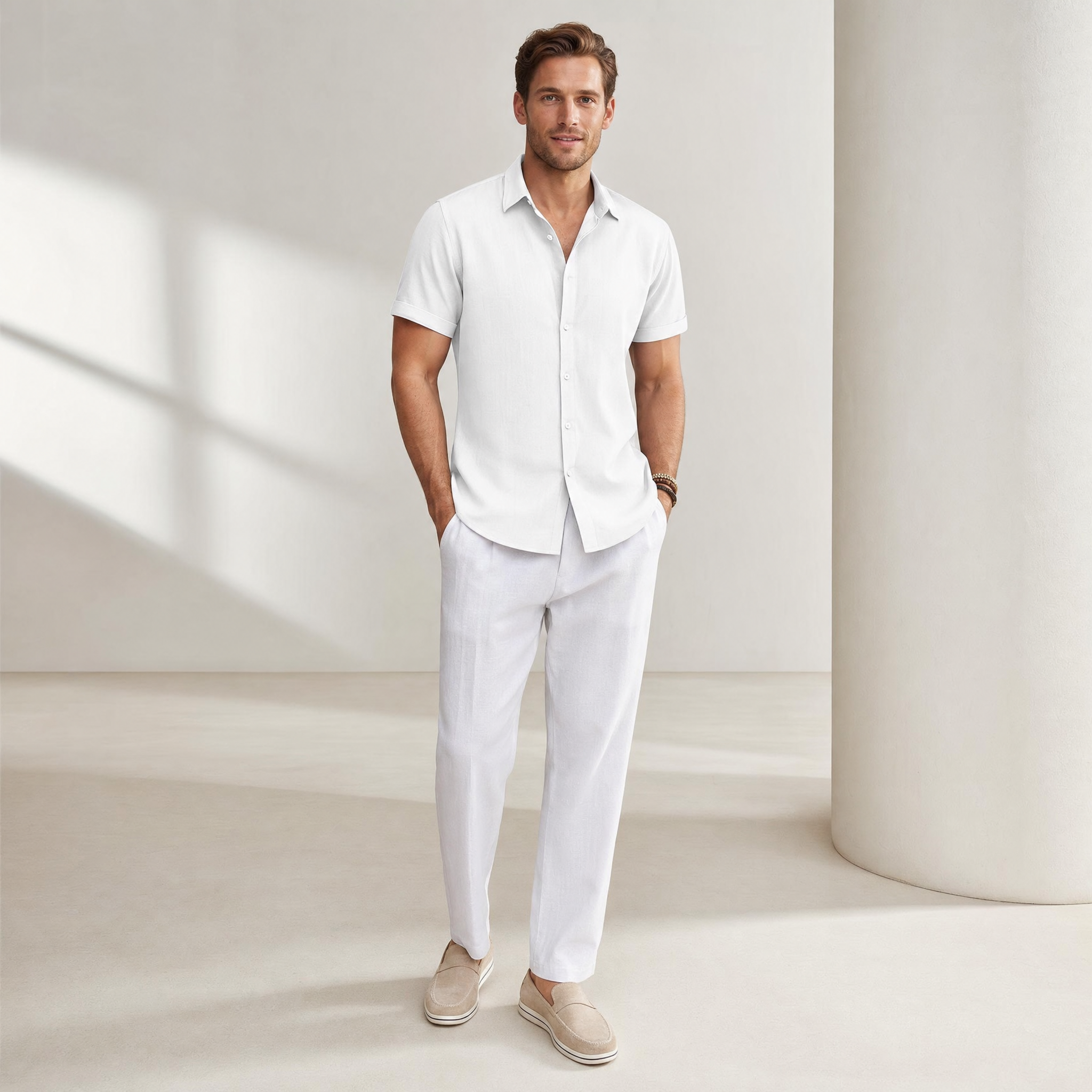 Men's Short-Sleeve Shirt | Relaxed-Fit Summer Casual
