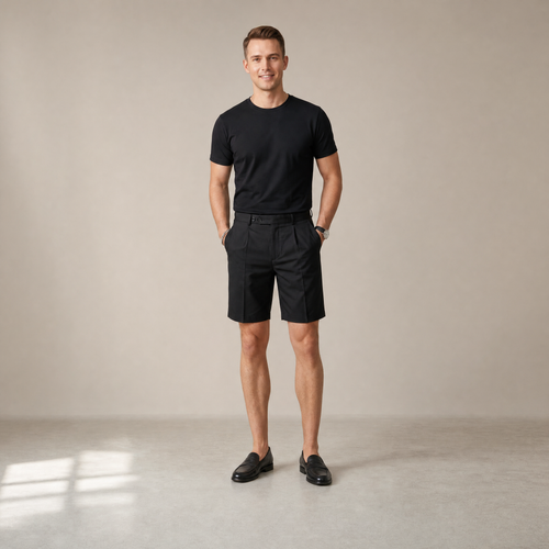 Men's Chino Shorts | High-Rise Tailored Smart-Casual