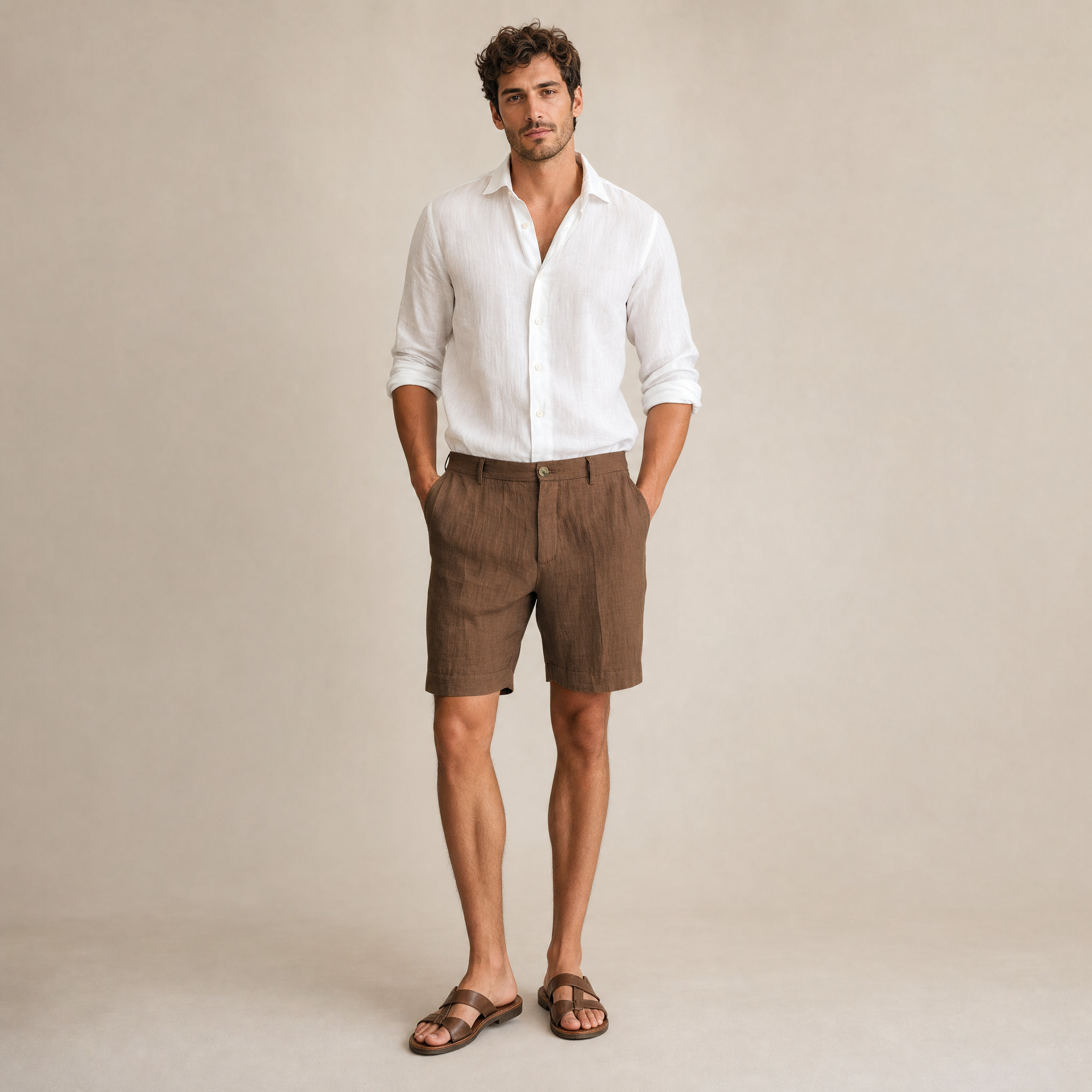Men's Summer Shorts | Lightweight Elastic-Waist Relaxed