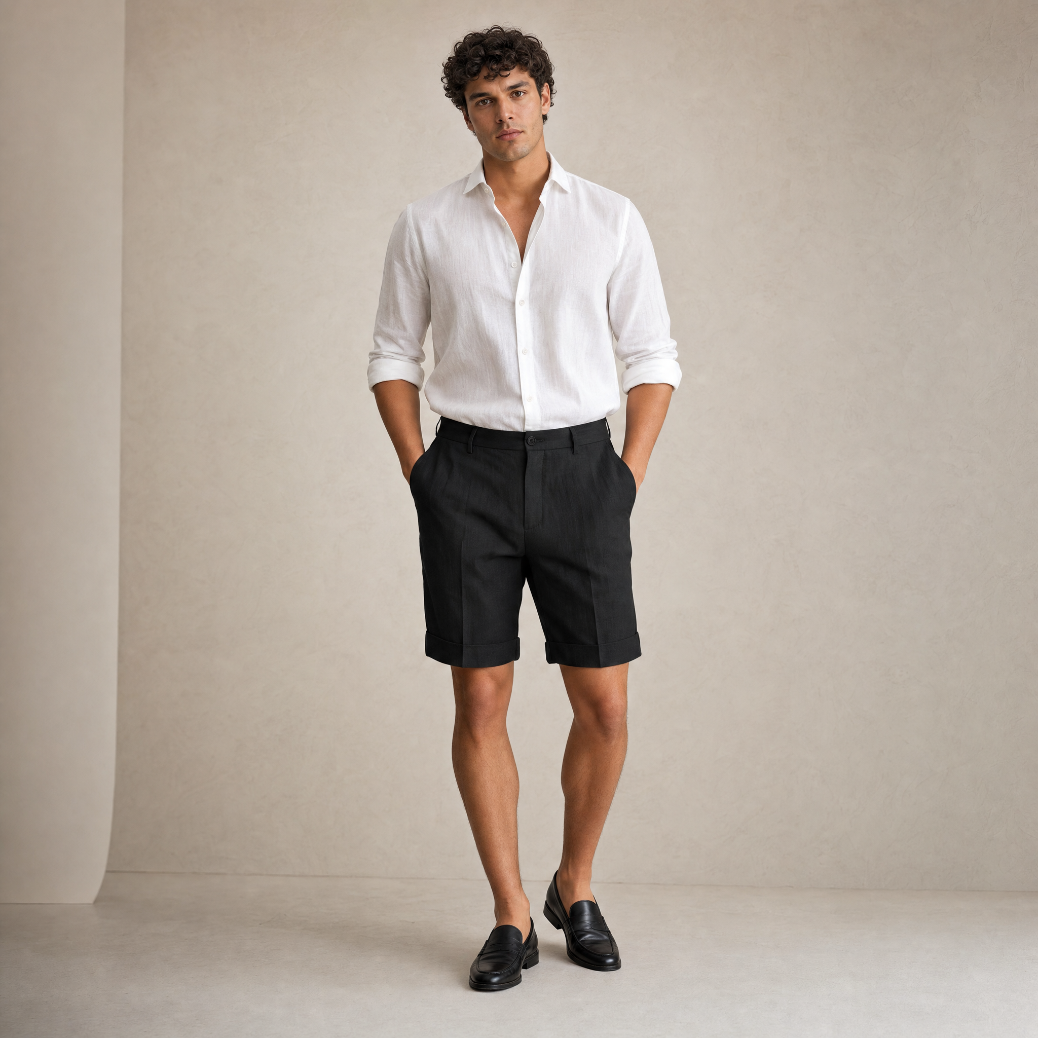 Men's Summer Shorts | Lightweight Elastic-Waist Relaxed