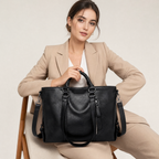 Women's Large Leather Tote Bag – Spacious Everyday Handbag