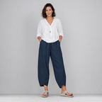 Breathable linen pants for women