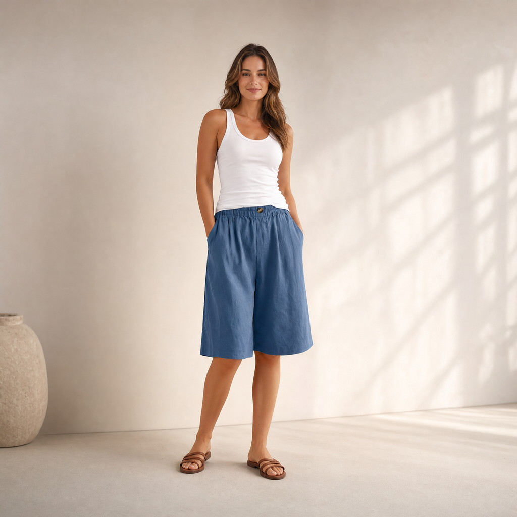 Renee | Comfort Shorts with Elastic Waistband | Breathable Design for All-Day Wear