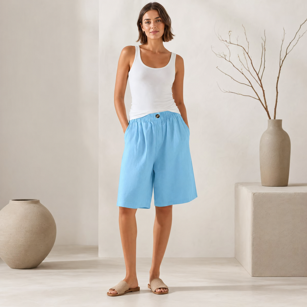 Renee | Comfort Shorts with Elastic Waistband | Breathable Design for All-Day Wear