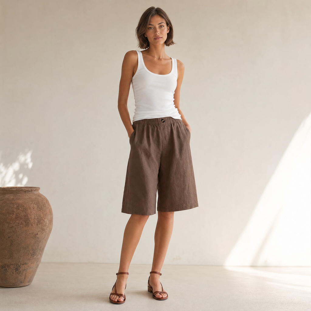 Renee | Comfort Shorts with Elastic Waistband | Breathable Design for All-Day Wear
