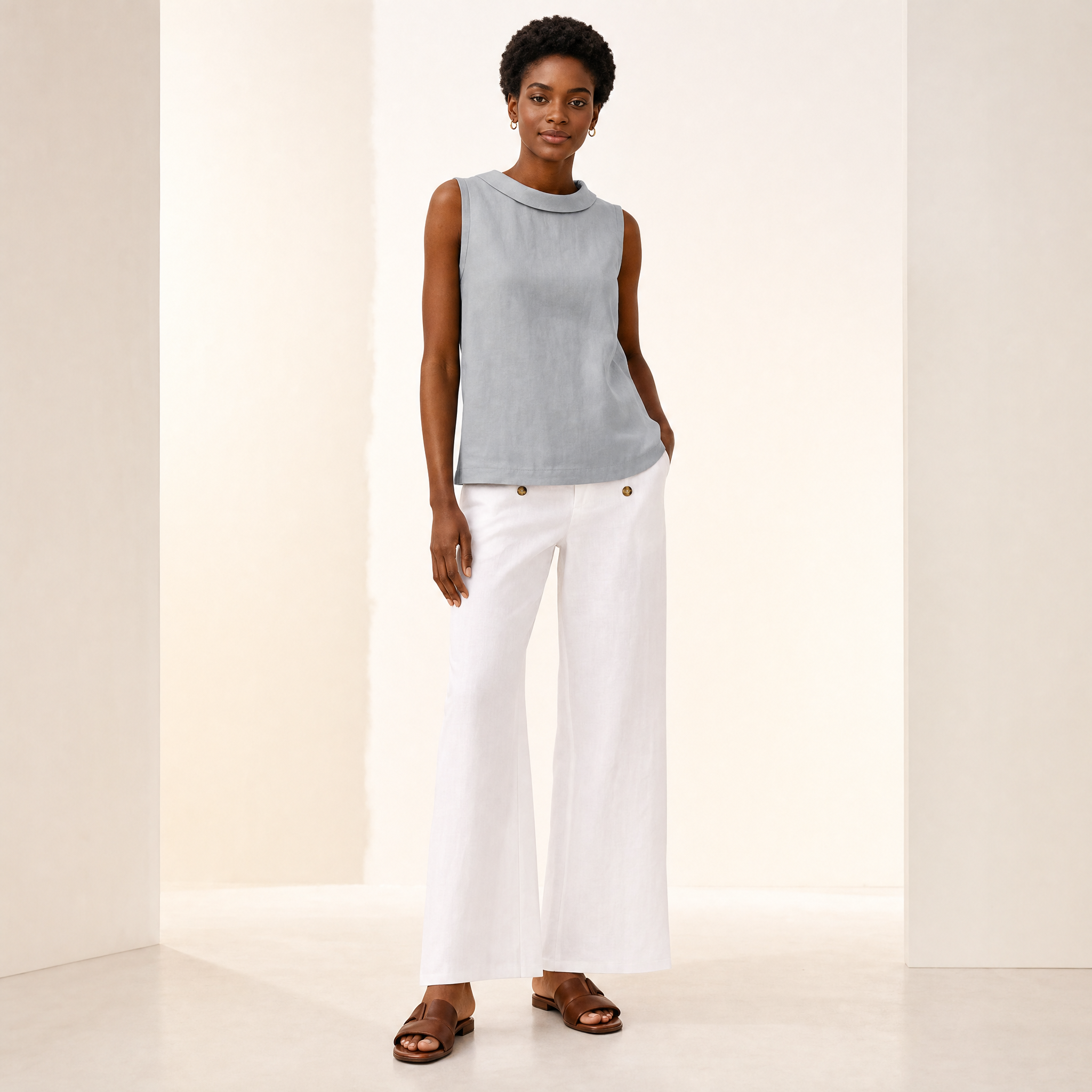 Maria Collection | Women's Going Out Tank Top with Flattering Silhouette | Effortless Summer Style